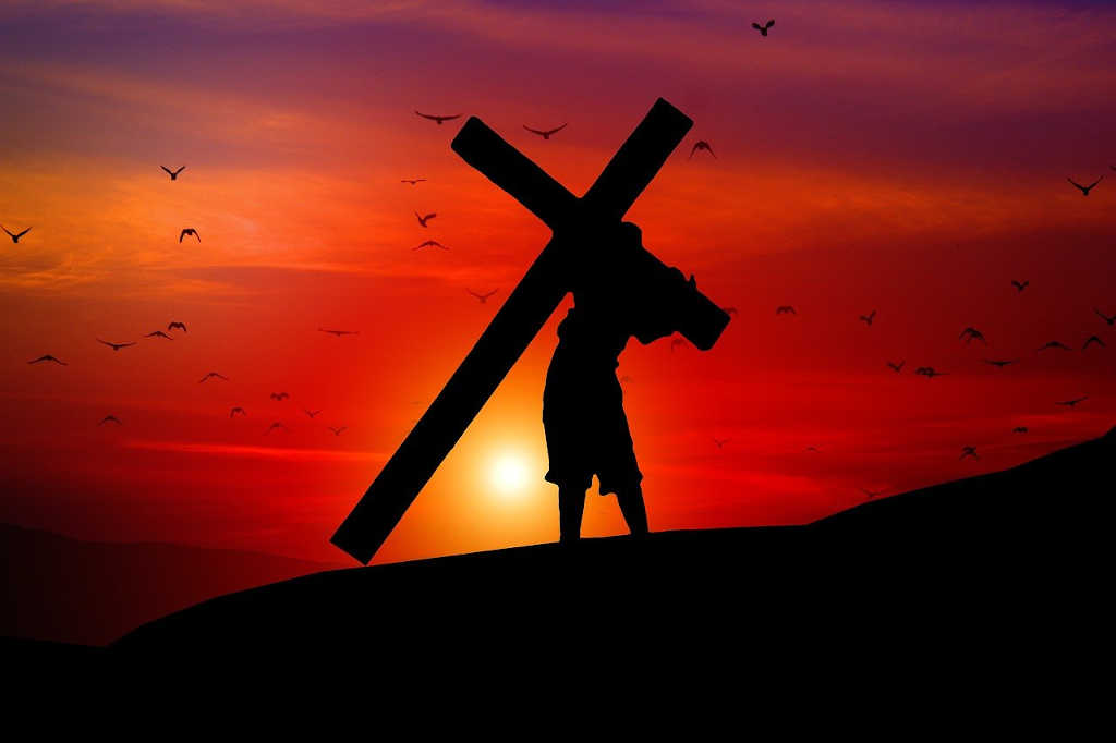 Jesus trägt Kreuz